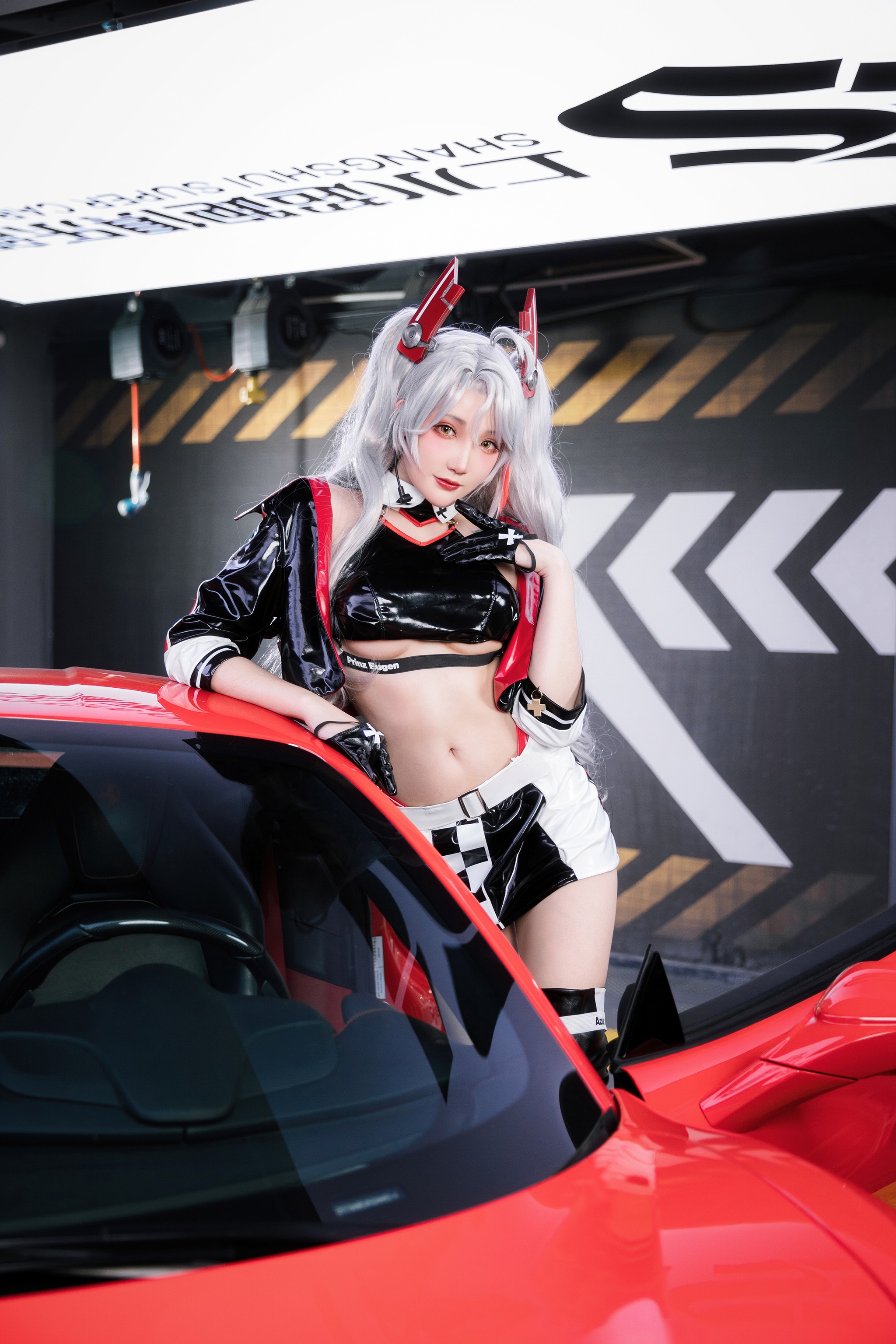 Momoko葵葵 - NO.036 瓜希酱 -碧蓝航线 欧根企业 赛车女郎[58P]-XikXak